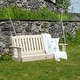 preview thumbnail 23 of 33, Highwood Lehigh 4-Foot Eco-friendly Synthetic Wood Porch Swing