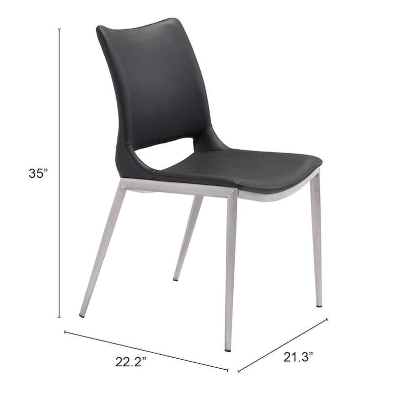 Dining Chair (Set of 2) - 21.3" W x 22.2" D x 35" H
