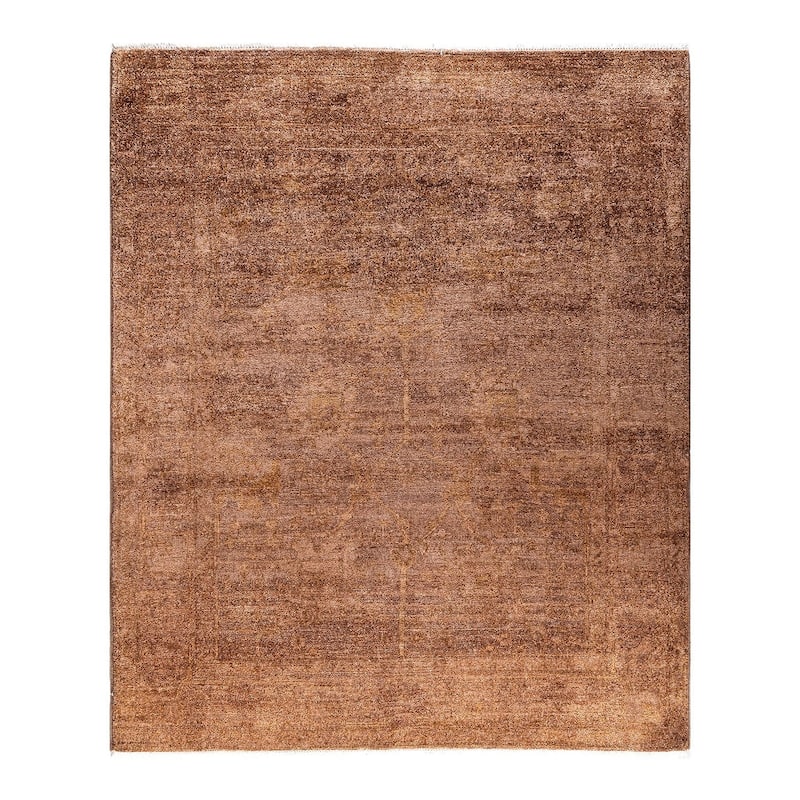 Vibrance One-of-a-Kind Hand-Knotted Area Rug - Beige, 4' 8" x 5' 4" - 4' 8" x 5' 4"