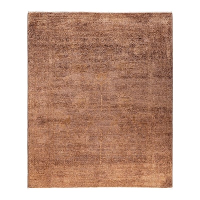Vibrance One-of-a-Kind Hand-Knotted Area Rug - Beige, 4' 8" x 5' 4" - 4' 8" x 5' 4"