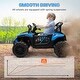 preview thumbnail 5 of 25, Qaba 12V Ride On Truck, 3.7 MPH Battery Powered Electric Car for Kids Remote Control, 4-Wheel Suspension, Lights, Horn & Music
