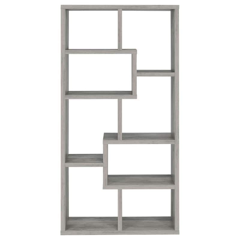 7 Shelves Storage Shelf Solid Wood Furniture