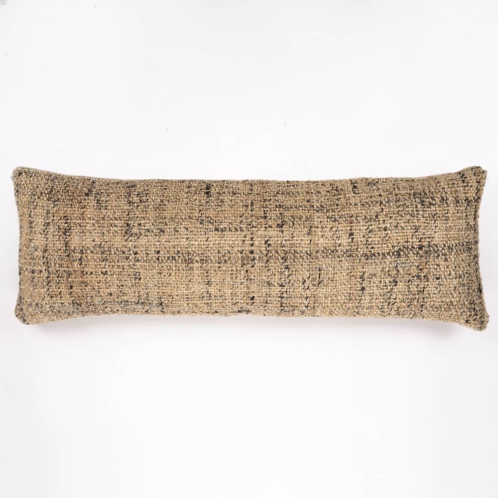 Webber, Charcoal, X Long Bolster - Charcoal and Natural