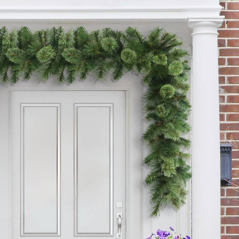 Puleo International 20' x 10" Teton Pine Artificial Christmas Garland