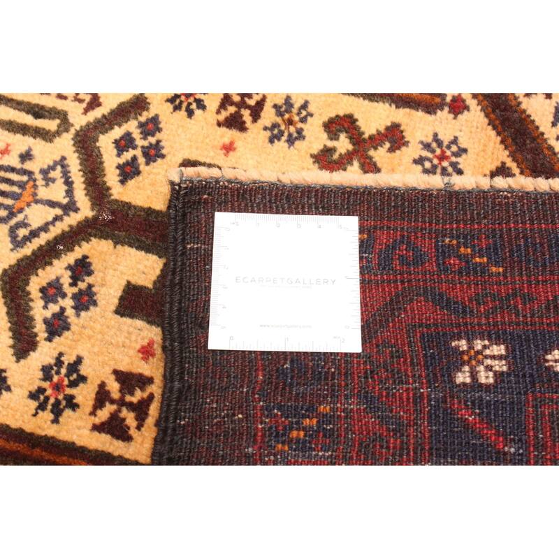 ECARPETGALLERY Hand-knotted Teimani Beige Wool Rug - 2'11 x 4'3