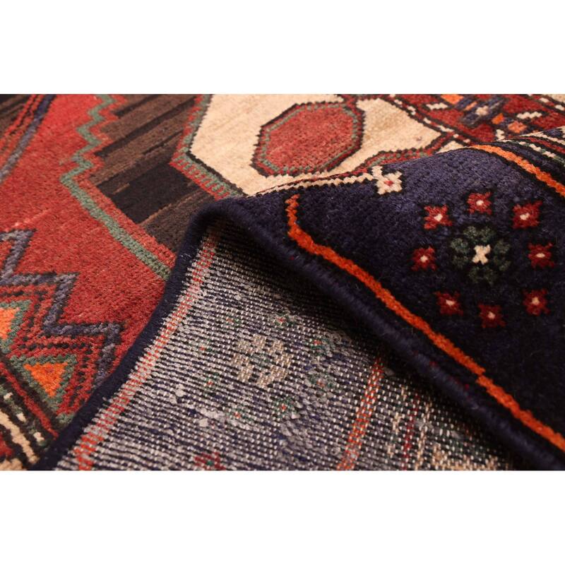 ECARPETGALLERY Hand-knotted Anatolian Vintage Red Wool Rug - 4'5 x 8'4