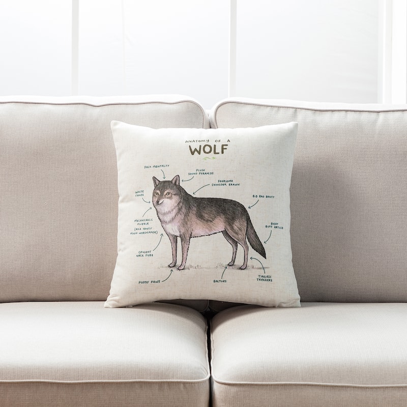Farmhouse animals throw pillow - set of 2