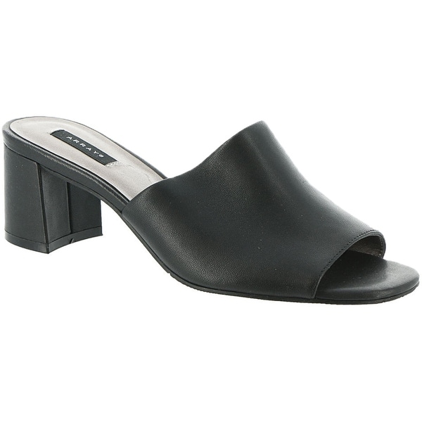 narrow clogs and mules