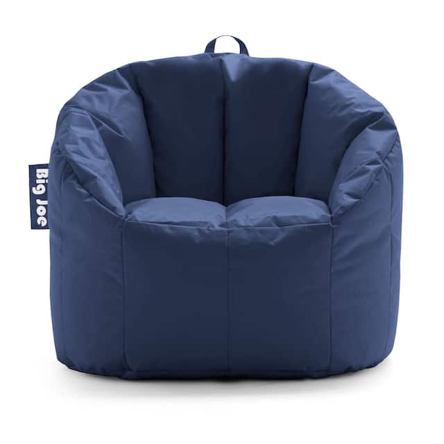 Big Joe Milano Bean Bag Chair, Multiple Colors - Navy - Medium