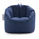 Big Joe Milano Bean Bag Chair, Multiple Colors - Navy - Medium