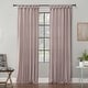 preview thumbnail 51 of 69, Archaeo Washed Cotton Twist Tab Curtain, Single Panel 52" x 63" - Rose Quartz
