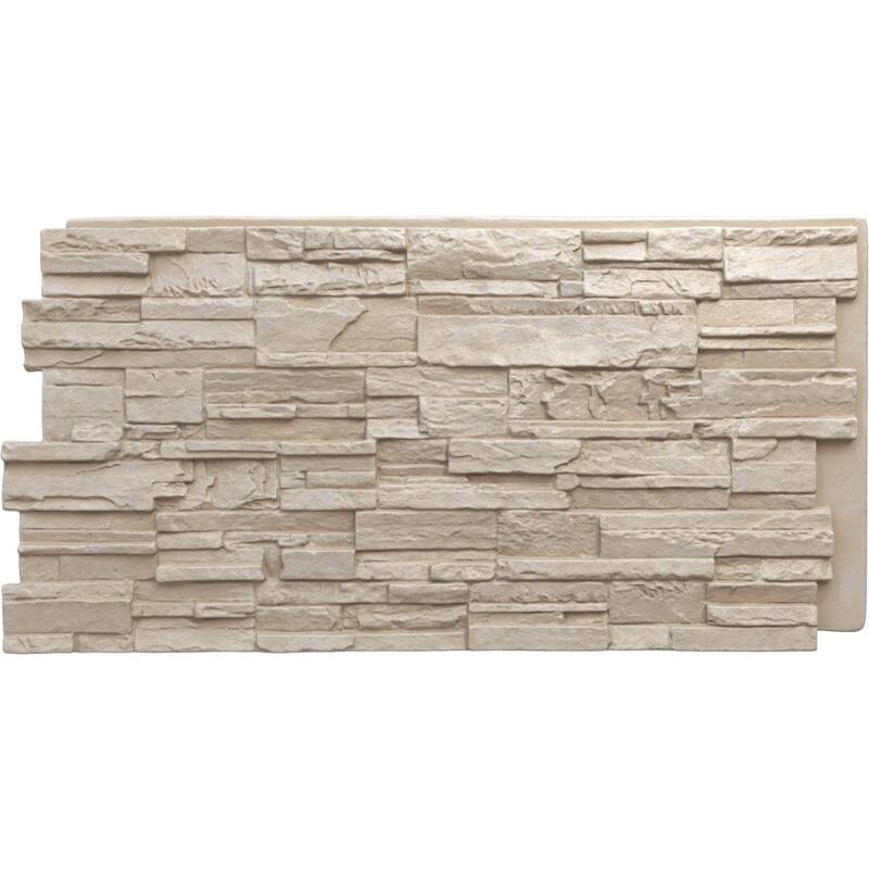 Cascade Stacked Stone, EverStone Faux Stone Siding Panel
