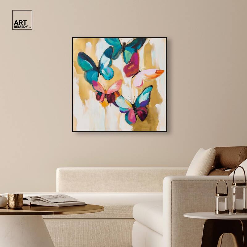 Wings in Waltz II Canvas by Art Remedy
