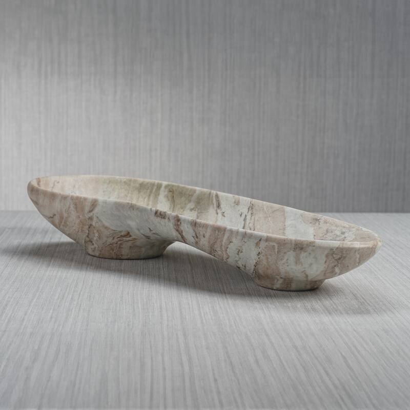 Altamura Large Organic Shape Marble Bowl