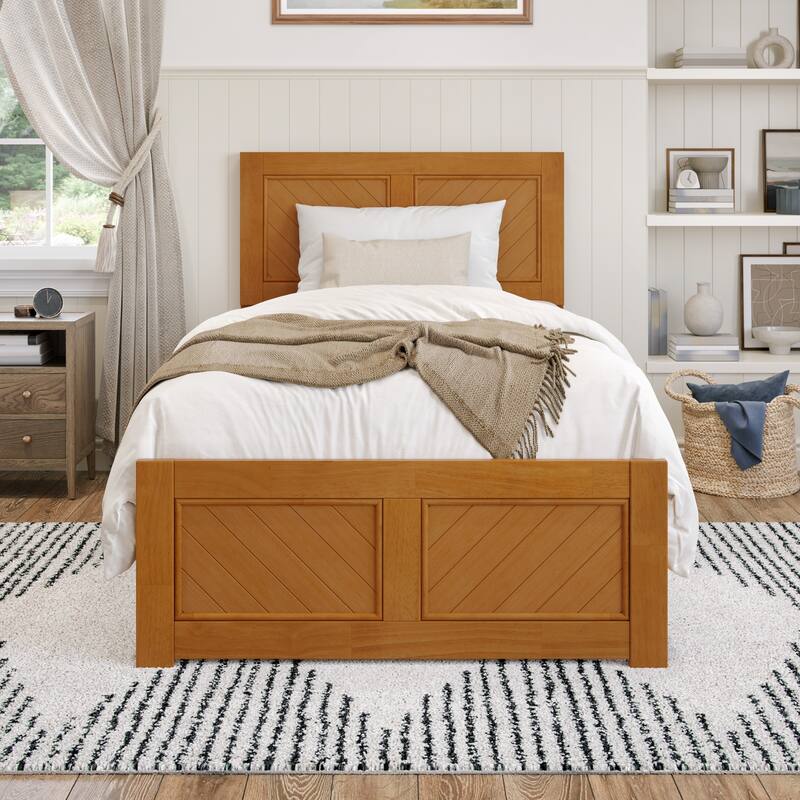 Canyon Foundation Bed Frame with Matching Footboard