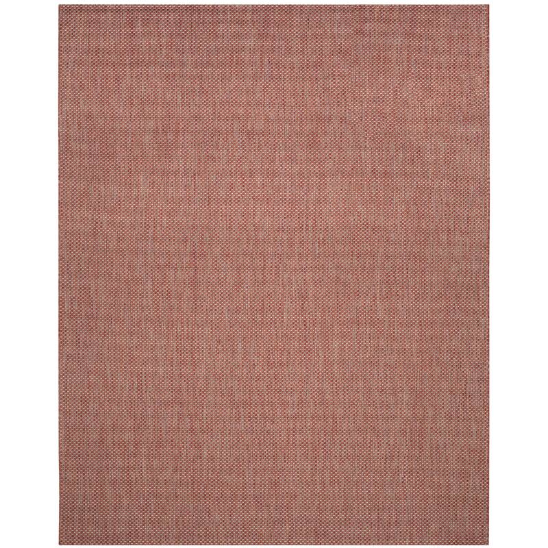 SAFAVIEH Courtyard Tinka Casual Rug - Red/Beige - 8' x 10'