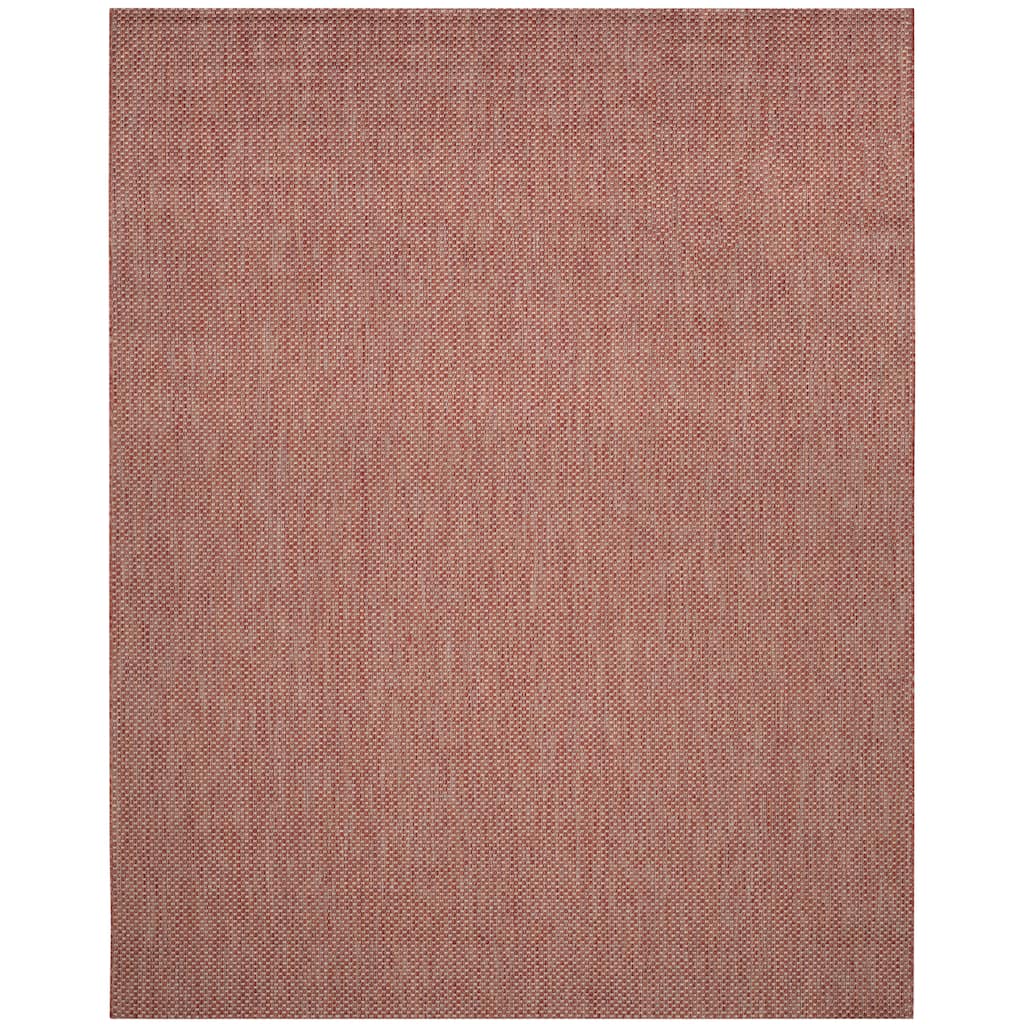 SAFAVIEH Courtyard Tinka Casual Rug - Red/Beige - 8' x 10'