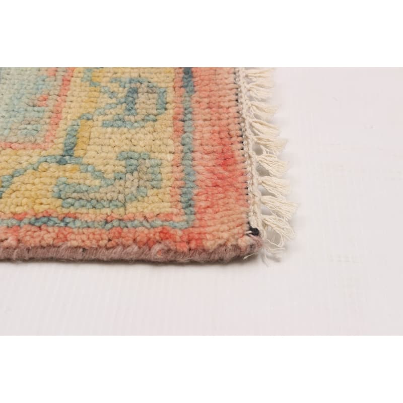 ECARPETGALLERY Hand-knotted Jules Serapi Coral Wool Rug - 8'0 x 10'0