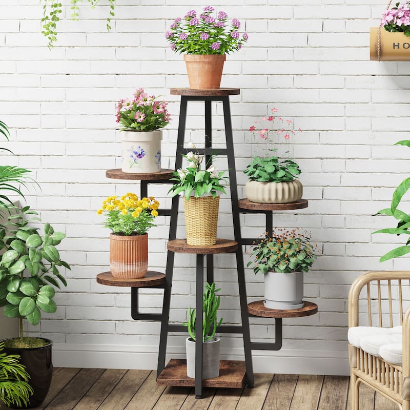 7- Tier Plant Stand Indoor Outdoor for Multiple Plants - 11.02"W*9.84"D*43.3"H