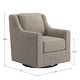 preview thumbnail 4 of 15, iNSPIRE Q Classic Orwyn Nailhead Slope Arm Swivel Chair