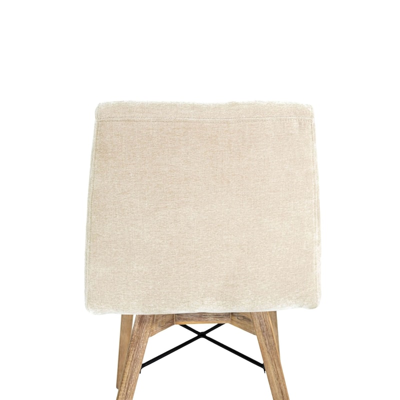 Stella Upholstered Acacia Dining Chair (Set of 2)