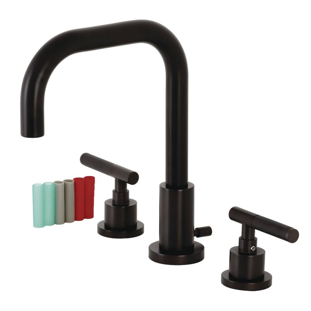 Kingston Brass Kaiser 1.2 GPM Deck Mounted Widespread Bathroom Faucet