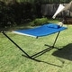 preview thumbnail 11 of 38, VEIKOUS 12 ft. Quilted 2-Person Hammock with Stand and Detachable Pillow
