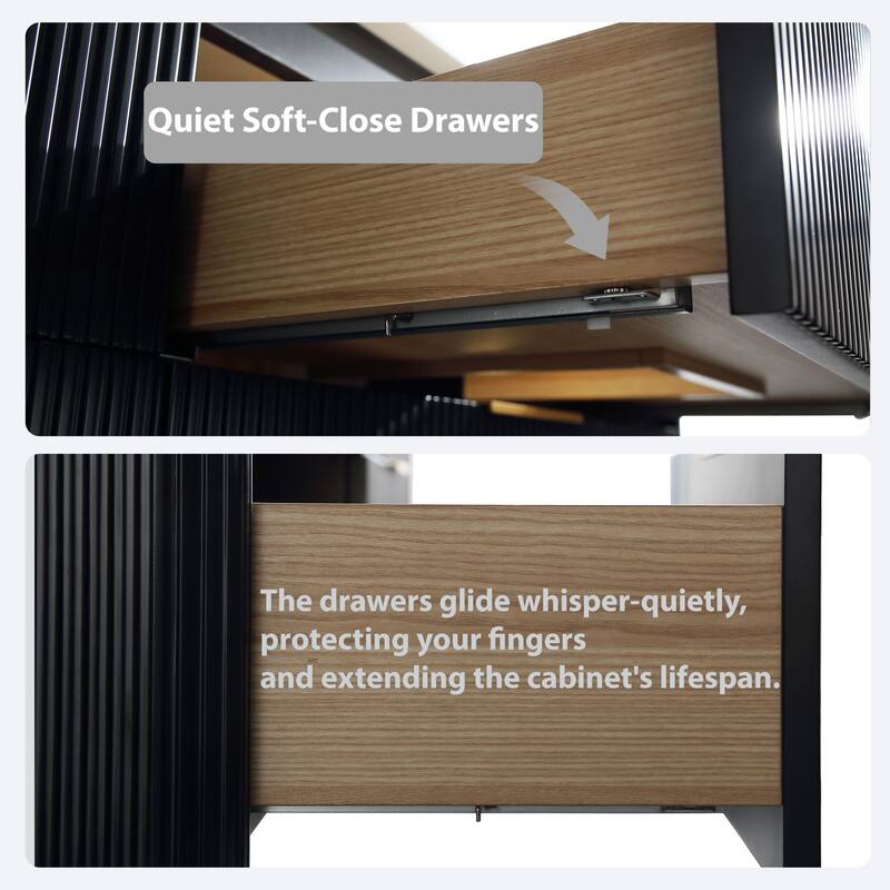 Modland 48" Fluted Floating Vanity with Sink - 48 inch