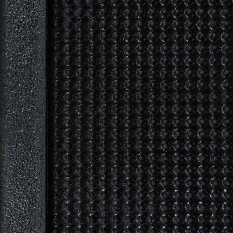 Meshed Pattern Rectangular Doormat - 18" x 30" - Black - other-rug-size