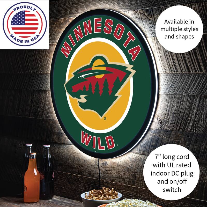 Minnesota Wild LED Lighted Sign