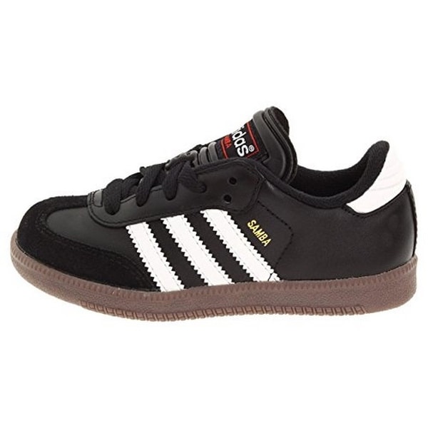 Shop Adidas  Samba Classic Leather Soccer Shoe  Toddler  