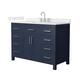 Option Dark Blue / Giotto Quartz Top / Brushed Nickel
