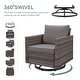 preview thumbnail 27 of 104, Gymojoy Outdoor Fire Pit Conversation Set, Patio Furniture with Cushions