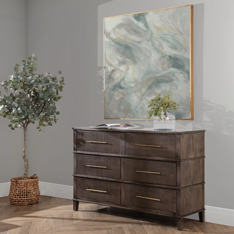 Classic Home Westlake 6-Drawer Mango Wood Dresser