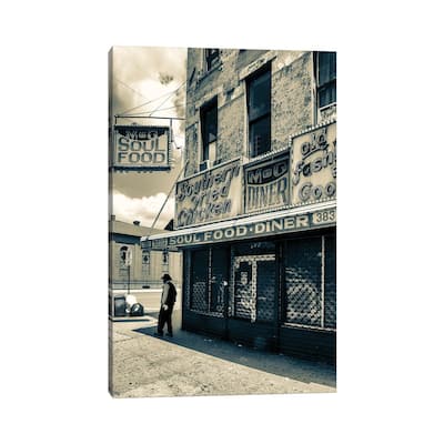 iCanvas "Soul Food Harlem Ny" by Stephen Hodgetts Canvas Print