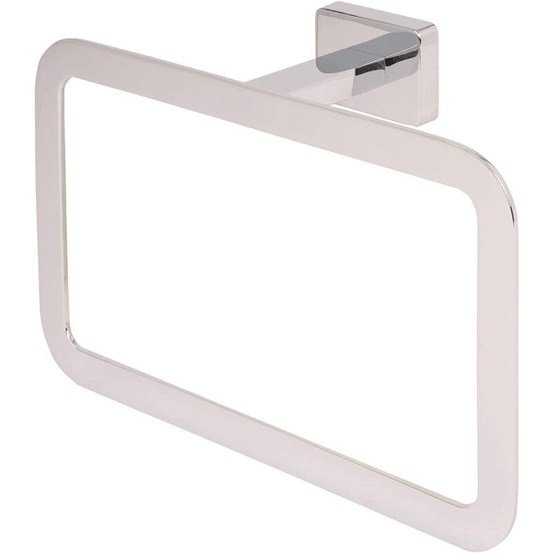 Dyconn Faucet Chicago Bathroom Towel Ring - Nickel