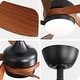 preview thumbnail 59 of 118, Sofucor 45/52 Inch Ceiling Fan with Remote & Lights Quiet DC Motor 5 Blade High CFM Modern Fan