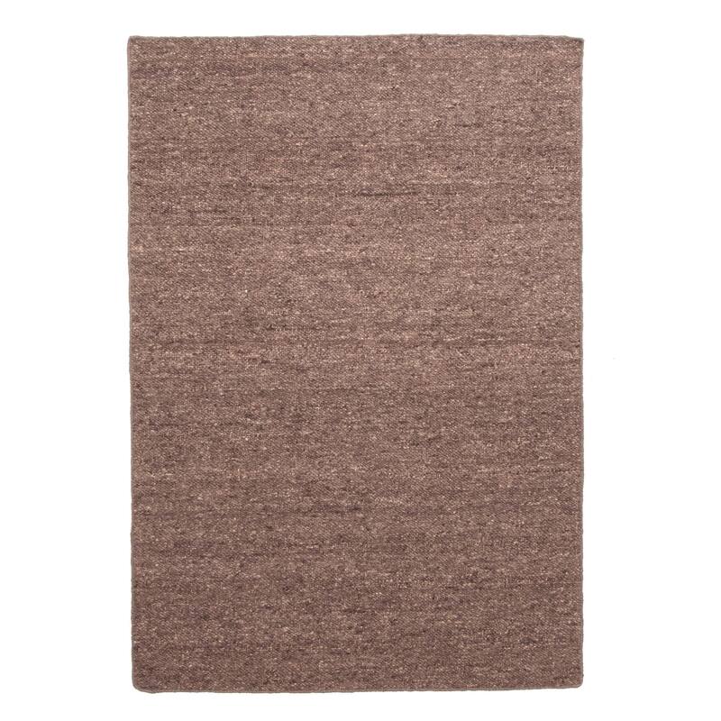 ECARPETGALLERY Braid weave Sienna Charcoal Wool Rug - 4'0 x 6'0