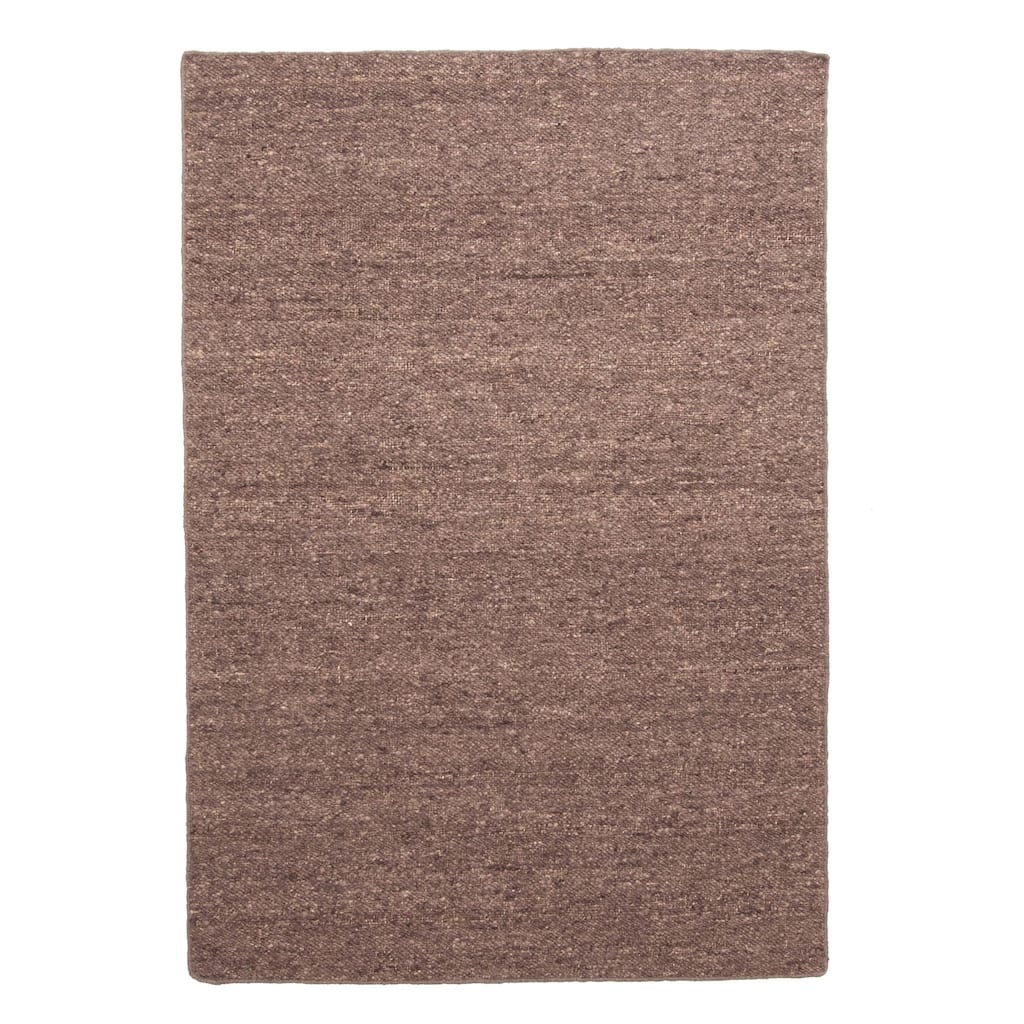 ECARPETGALLERY Braid weave Sienna Charcoal Wool Rug - 4'0 x 6'0