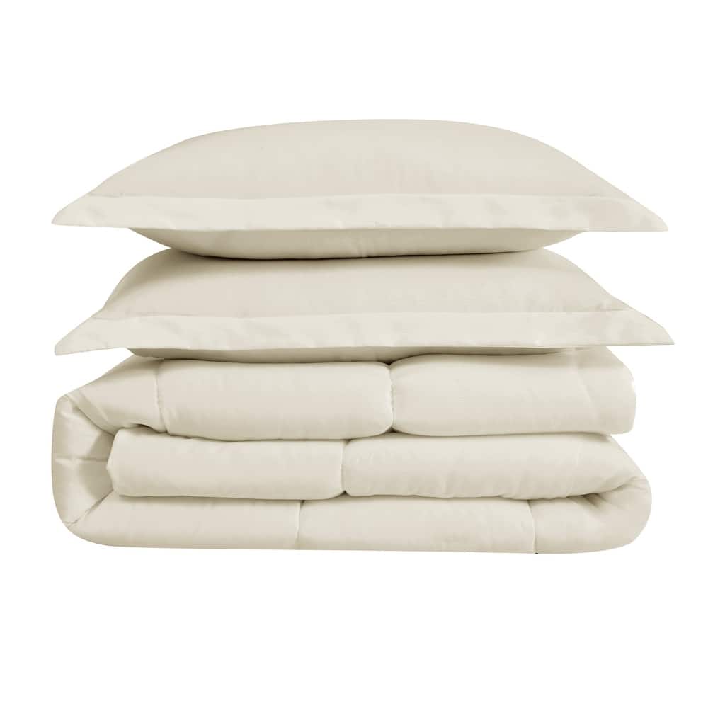 Cannon Heritage Solid 3 Piece Down Alternative Comforter Set