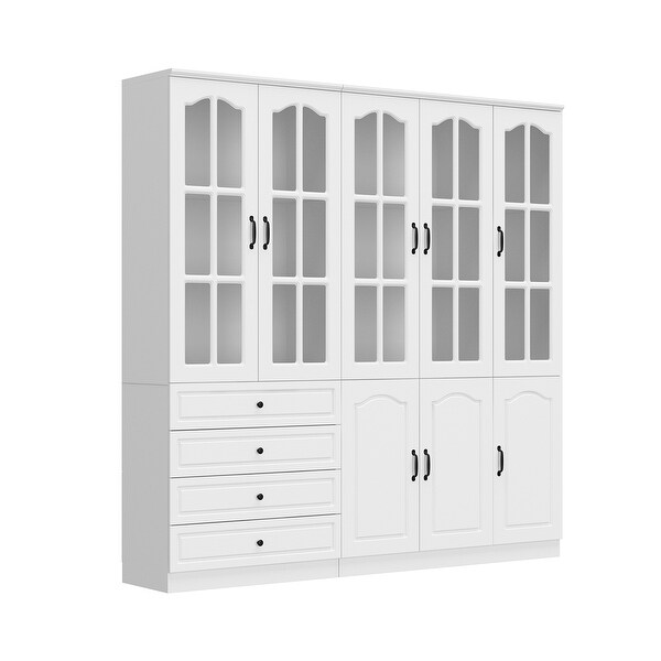 White office storage cupboard discount