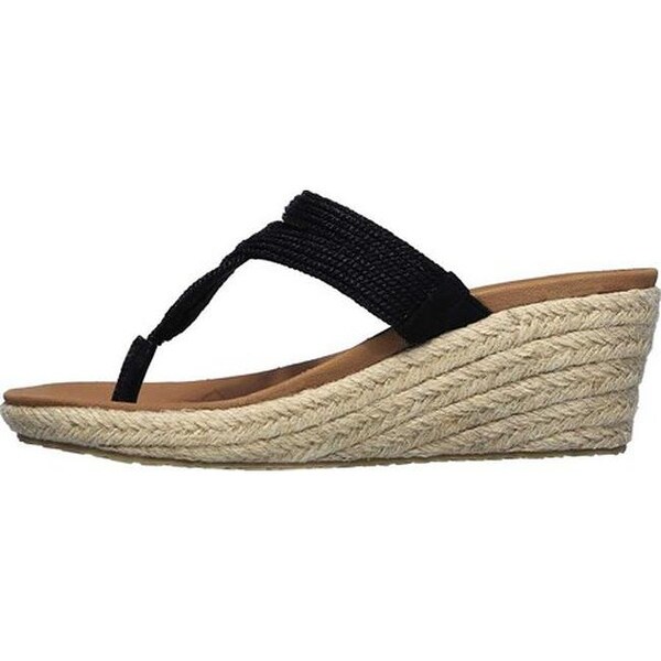skechers thong wedge sandals