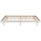 preview thumbnail 9 of 22, Modern Full Floating Platform Bed Frame with Slat Support, Pine Wood Platform Bed for Bedroom, No Box Spring Needed