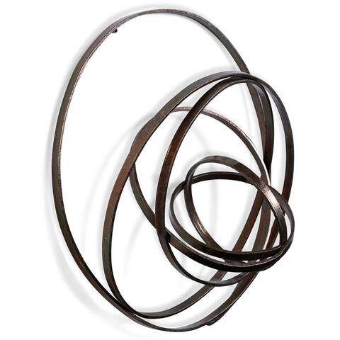 Harp & Finial - Arciform Wall Art - Bronze Finish On Metal