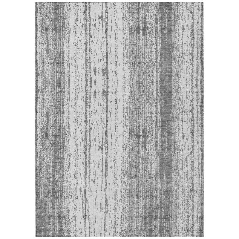 Machine Washable Indoor/ Outdoor Chantille Ombre Stripes Rug
