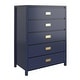 preview thumbnail 41 of 46, Little Seeds Monarch Hill Haven 5 Drawer Kids' Dresser Navy