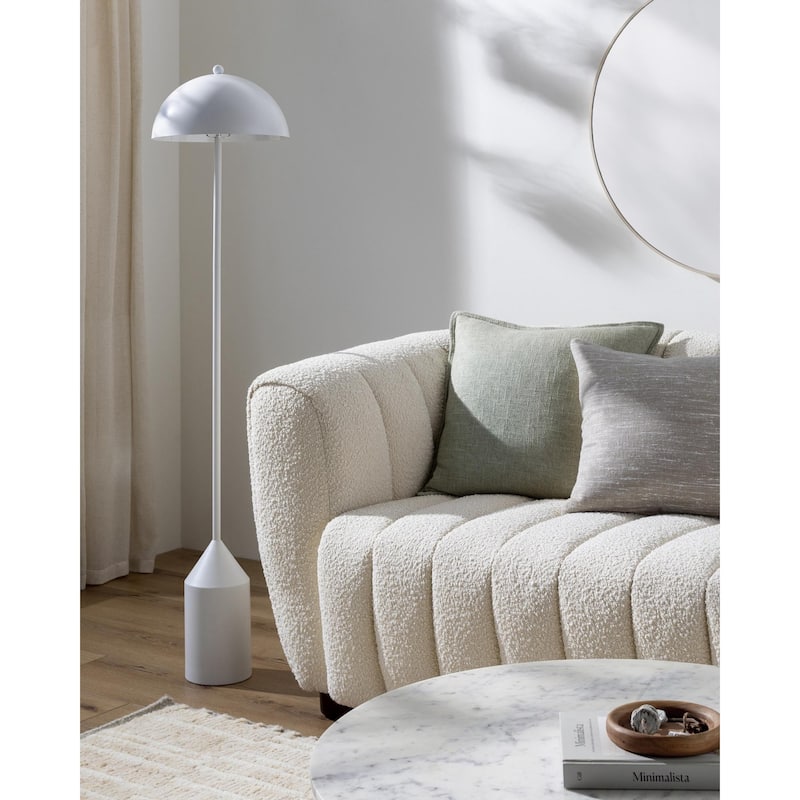 Livabliss Elder Rustic Accent Floor Lamp - 59"H x 14"W x 14"D