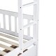 preview thumbnail 19 of 18, Full over Full Rubber Wood Bunk Bed with 2 Drawers,Convertible into 2 Full Beds,Ladder and Safety Guardrails