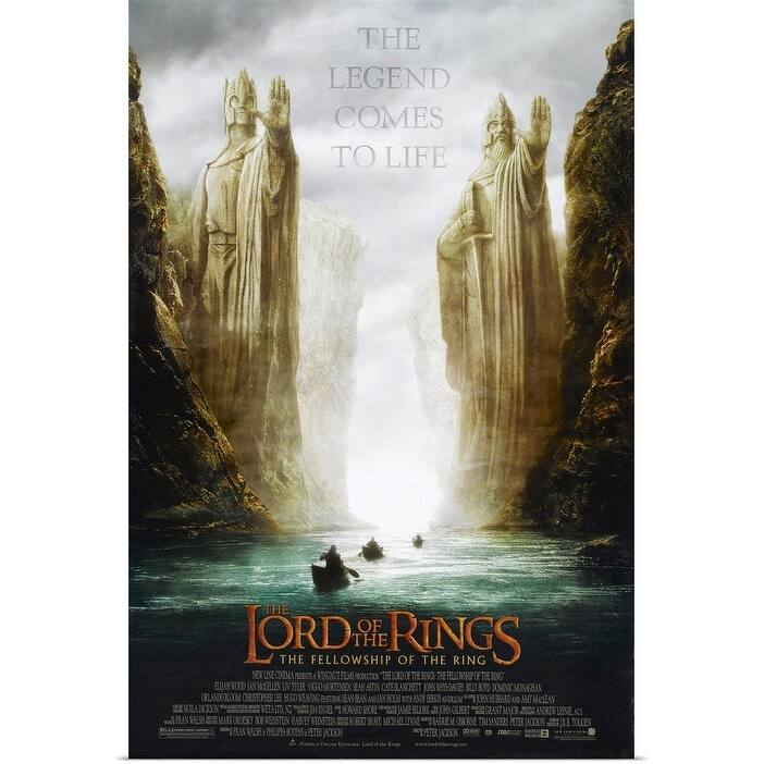 "Lord of the Rings The Fellowship of the Ring (2001)" Poster Print
