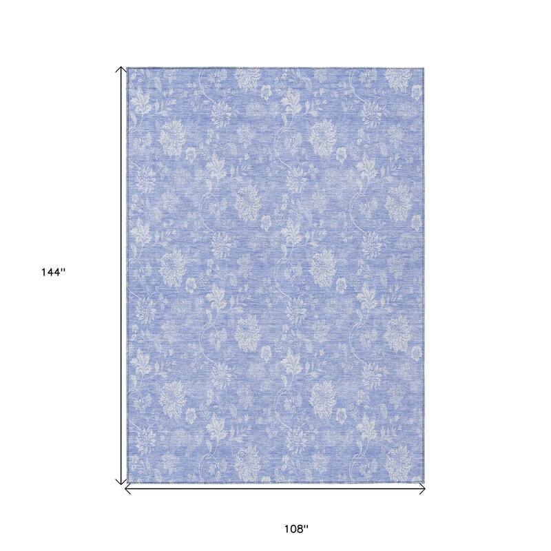HomeRoots Floral Transitional Rectangle Outdoor Rug